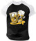 Trachten Poloshirt Herren Oktoberfest Dekoration Trachten Tshirt Herren Trachtenshirt Passend für Oktoberfest T-Shirt (A1-Black, XXXL)