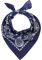 HEVIBK Bandana Damen Herren,Nickitücher Kopftuch Halstuch Männer, Unisex Tuch Bindetuch (Marineblau)