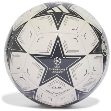 Adidas UEFA Champions League Real Madrid Club Ball IX4053, Unisex Footballs, Beige, 5 EU
