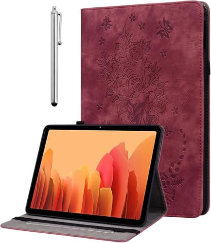 KEDBBAO Case for Lenovo Tab P11 2nd Gen Case 11.5 inch 2022 (TB350FU), Multi-Angle Flip PU Leather Protective Cover with Stylus Holder for Lenovo P11 Gen 2 Tablet Case, Red