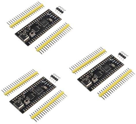 ZDE 3 Pièces RP2040 Core Board Type-C USB-C Dual-Core Arm Processeur | 16MB 264KB SRAM, pour Raspberry Pi Pico Micropython C/C++