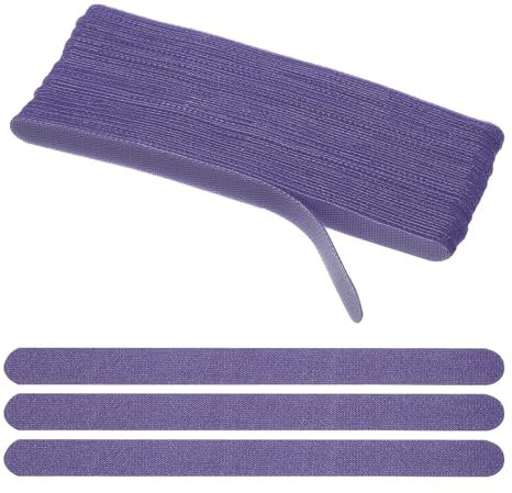 sourcing map 50PCS Purple Cable Ties 6 Inch, Reusable Wire Straps Adjustable Cable Cord Management for Electronics Computer