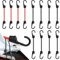 Spanngummi mit Haken 30 cm, 12 Stück Robuster Expander Gummispanner mit Haken Multifunktional Spannseile Planenspanner Gepäckspanner für Planen Netze Banner Camping