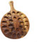 Wooden Plate with Handle, 24 Holes Deviled Egg Platter, Suitable for Fresh and Hard Boiled Eggs