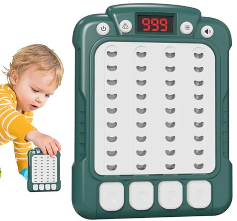 Rhythmus-Spielmaschine, Handheld-Fingerdruck-Rhythmusspiel, Desktop-Induktionsspielzeug, Speed-Push-Puzzle-Spielekonsole, Puzzlespiele Mit Musiklicht, Zappelspiel-Spielzeug Für Heimschulreisen
