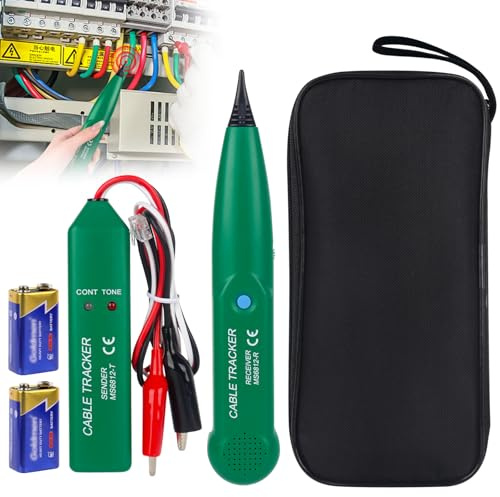 HIULLEN Cable Tracker, Cable Break Detector, Robotic Lawnmower, Cable Finder, Cable Tester, Circuit Tester, Telephone Line Tracker for Network Maintenance Collation
