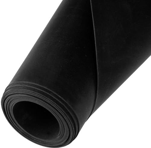 FIFOX Langlebige EPDM Dachfolie Brandsicher BRoof(t)1 1,2mm - 2m x 1m | EPDM Folie schwarz zur Dachabdichtung - Profi Dachfolie wasserdicht für alle Gebäude - beständig gegenüber UV-Strahlung