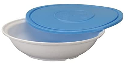 Lacor 66934 Plato Hondo Policarbonato con Tapa, 19 x 5 cm