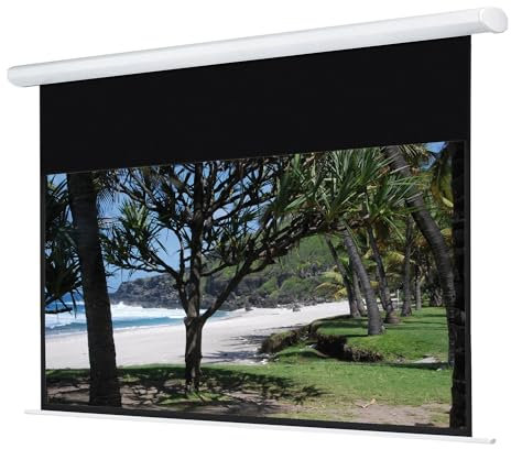 Oray HCM4SB1112200 Ecran de Projection motorisé 108 x 192 cm Blanc