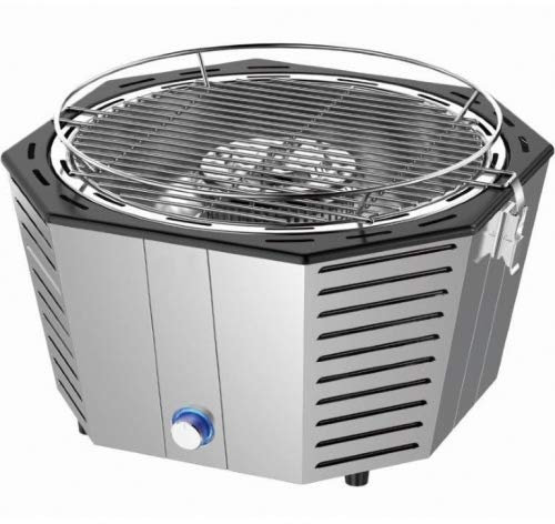 Syntrox Germany Fast and Raucharmer Bag Table Grill Barbecue BBQ Grill Stainless Steel Charcoal BBQ Barbecue