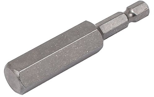 Sourcingmap 65mm Long 1/4 Hex Shank 12mm Hexagonal Tip Magnetic Hexagon Screwdriver Bit