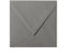 Paper24 25 Briefumschläge quadratisch 155x155 mm, 120 g/qm, Umschläge 155x155 mm in Dunkelgrau