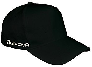 Givova ACC09, Cappellino Sponsor Unisex – Adulto, Nero, Taglia Unica