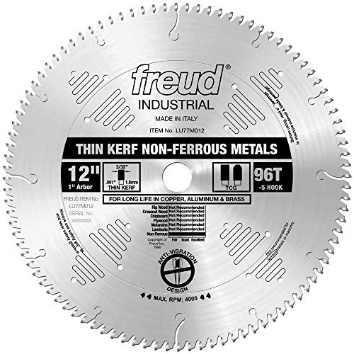 Freud LU77M012 Schmale Schnittfuge, nicht eisenhaltige Metallklinge, 30,5 cm x 96T