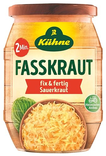 Kühne Fasskraut 2Minuten Fix & Fertig Sauerkraut, 720ml