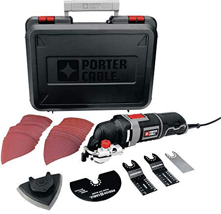 PORTER-CABLE PCE605K 3-Amp Corded Oscillating Multi-Tool Kit with 31 Accessories by PORTER-CABLE