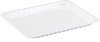 WACA 1384 Auslageplatte Präsentationsplatte GN 1/2 325 x 176 x 17 mm, Farbe:weiß