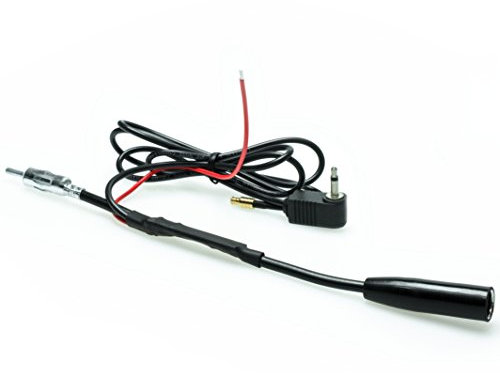 Adapter-Universe DAB+ Antenne Splitter Aktiv Adapter UKW FM 12V Auto Radio passend für Dabman 60 Plus schwarz