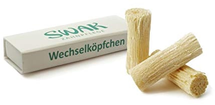SWAK- Miswak- Wechselköpfchen 3er-Pack - für SWAK Biozahnbürste & Naturzahnbürste