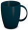 Ornamin Cup with handle 260 ml petrol (model 420)/reusable plastic cup, coffee mug, Teal