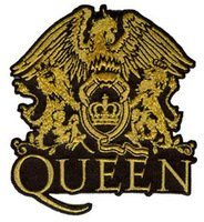Queen Bügelbild Stoffapplikation Motiv Rock Band Punk Metall 7,5 x 6,5 cm