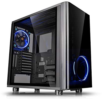 Thermaltake View 31 TG Midi-Tower - Caja de ordenador (PC, SPCC, Vidrio templado, ATX, Micro-ATX, Mini-ITX, Juego), Negro