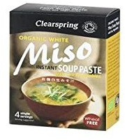 Clearspring Instant White Miso Soup Paste & Sea Vegetable x 2 (Pack of 2)