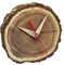 TFA Dostmann Analoge Tischuhr aus Eichenholz TREE-O-CLOCK, 60.1028.08, hochwertiges Uhrwerk, handgemacht, Unikat, natur, Braun, L 105 x B 54 x H 90 mm