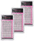 Beauty7 3 Packungen Wimpernbüschel Volume Lashes 20D Einzelwimpern C-Curl natürlich, Knot Free Wimpernverlängerung 0.05mm Stärke 100 Büschel - Länge 8mm,10mm,12mm jeweils eine Packung