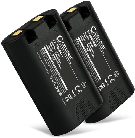 CELLONIC 2X Akku kompatibel mit Dymo Rhino 4200, 5200, LM360D, 1759398 | 1600mAh, 7.4V, Lithium-Ionen für Dymo LabelManager 420P, 360D, LM420P, R5200, Rhino 420P, Rhino LM 360D, S0895840, 3M PL200