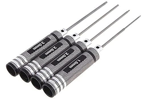 Linian 4 pezzi Cacciavite Esagonale,1.5mm / 2mm / 2.5mm / 3.0mm