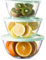 Concept Mixing Bowls with Lids, Glass Nesting Bowls, Space Saving Food Storage Containers, 6 Piece Set