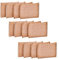 Invero 12 Pack of Kitchen Non-Scratch Cleaning Scourer Washing Pads - Removes Dirt and Grease from Dishes, Pans, Countertops, Sinks, Cutleries and more - Rose Gold Finish