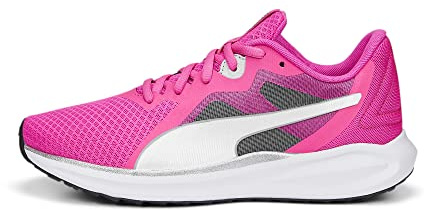 PUMA Unisex Adults' Sport Shoes TWITCH RUNNER FRESH Road Running Shoes, RAVISH-PUMA WHITE-PUMA BLACK, 40