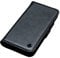 PORTER RILEY - Leather Case for iPhone 14 Pro. Premium Genuine Leather Stand/Cover/Wallet/Flip Case with [Card Slots] [Horizontal Stand] [Durable Frame] (Pure Black)
