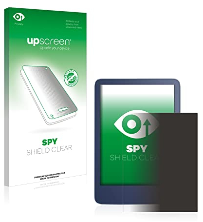 upscreen Anti-Spy Blickschutzfolie für Amazon Kindle Reader 2022/2024 Made in Germany, Privacy Displayschutz-Folie [Sichtschutz, Blaulichtfilter]