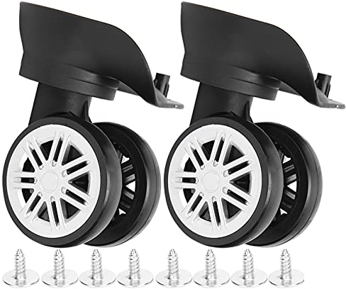 Ersatz-Gepäckräder, 1 Paar Ersatzrollen für die Reparatur von Kofferrädern, Langlebig, Reisekoffer, Stummlaufrollen, Rollräder, Gepäckrollen, Teile