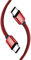 AMPLE Google Pixel 9A Charger Cable Nylon Braided 1M Charger Lead USB C to USB C Charging Cable for Google Pixel 9/9 Pro XL/9 Pro Fold/8/7/6/5/4/3/2/XL/8 Pro/8A/7A/6A/6Pro/5A/4A /3A (RED)