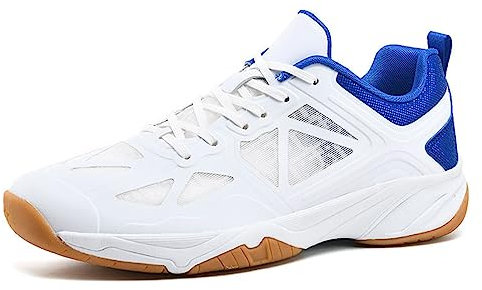 NGARY Pickleball-Schuhe für Männer Badminton-Schuhe mit Gummisohle Atmungsaktive Hallenschuhe für Squash Volleyball Tennis Tischtennis,C,42 EU