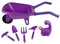Didiseaon 6 Pièces Ensemble D'outils De Jardin Jouet De Jardinage en Plastique Outils De Jardinage en Plastique Jouets De Fille d'enfant en Bas Âge Transpalette Manuel Tout-Petit Extérieur