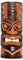 Wogeka - Bunte 30 cm TIKI Maori Wand-Maske - im Neuseeland Style aus Holz als Geschenk-Idee zu Weihnachten Geburtstag Dekoration - Handarbeit Schnitzerei von Bali (TIKIB08)