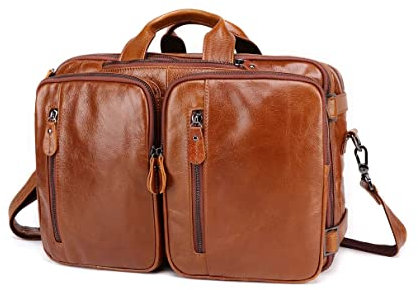 ONDIAN Bürotasche Herren Messenger Bag Laptop Umhängetasche Große Kapazität Handtasche Multifunktional