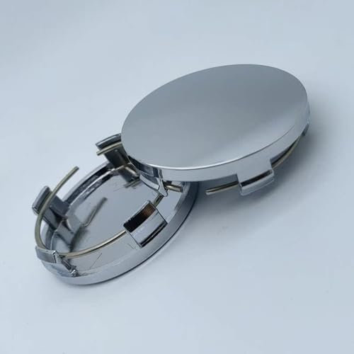 Auto Radnabenkappen Nabendeckel Radkappen Felgendeckel Felgenkappen Mittelabdeckungen für Mini Cooper R60 F60 R58 R59 R55 F54 R61 R50 R53 R56 | Zubehör Ersatzzubehör 60mm,A/Silver