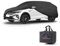WALSER Abdeckung Auto Indoor Stretch, Autoabdeckung Winter, staubdichte Autogarage Abdeckung, Autoplane Winter, Autogarage Abdeckung Winter, Abdeckung für Auto, Abdeckplane SUV/Van Größe 7 schwarz