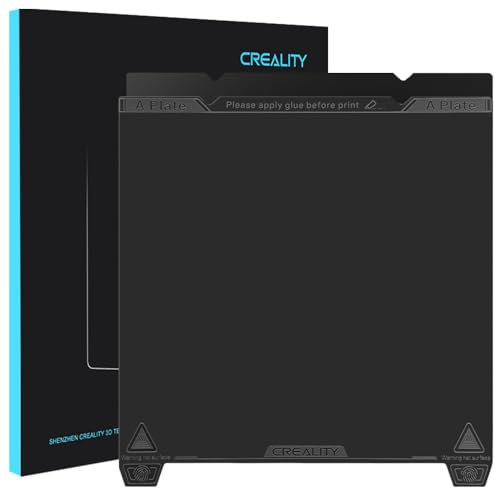 Creality Offizielles K1 Max Bauplatten-PEI-Bett-Kit 315 x 310 mm, glatt, abnehmbar, magnetisch, flexibel, Federbau, hitzebeständig, beheizte Bettplatte für Ender 3 S1 Plus K1 Max 3D-Drucker