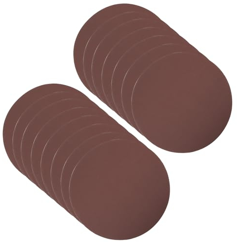 CoCud Klett-Schleifscheiben, 8 Zoll 200mm Schleifpapiere 600 Körnung Aluminiumoxid Flock-Schleifpapier - (Anwendungen: für Holz Metall Gipskarton), 15 Stück