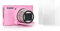 VOVMOEYA SX740 Camera Case Accessories Set[with 2 LCD Tempered Films],Silicone Protective Case Compatible with Canon PowerShot SX730 SX740 HS Digital Camera - Pink