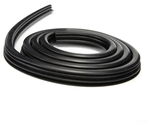 Joint de porte de réfrigérateur, découpe en caoutchouc noir, 1,83 m, coupe-vent, joint de cadre de porte, isolation phonique, isolation thermique