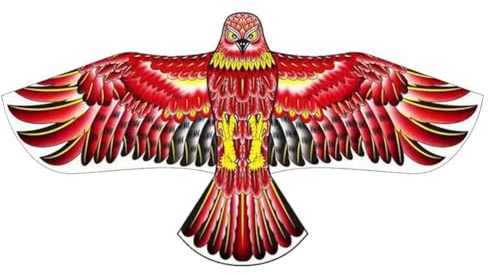 Flacher Adler Drachen mit 20 Meter Outdoor-Spielzeug Adler Vogel Drachen Fliegen Outdoor Spiele Sport Drachen Spielzeug Drachen Stil B5K6 Chinesisch