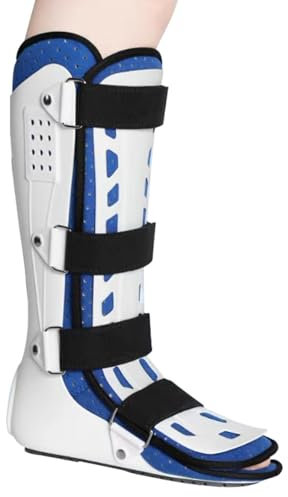 SFKLYU Attelle Nuit pour Fasciite Plantaire Attelle Soutien la Cheville Chute du Pied, Attelle AFO pour Blessures à la Cheville, Entorse Cassée, Guérison la Fasciite, Soutien d'Achille,B Right,S